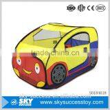 Famous brand popular lovely car shape cloth kid play tent for wholesale