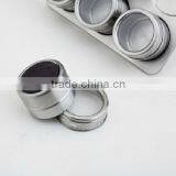 4pcs/set Magnet Tin Spice Bottle Set With Metal Stand thumbnail-4