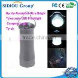 Handy Aluminum Ultra Bright Telescopic LED Flashlight Camping Lamp Torch thumbnail-1