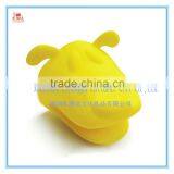 Yellow Color Bull Shape Heat Resistant Silicone BBQ Gloves, Yellow Color Bull Shape Silicone Grilling Cooking Gloves