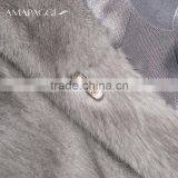 Factory OEM Raw Natural Mink Fur Coat for Outerwear thumbnail-3