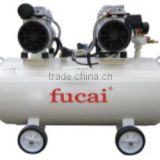 FUCAI brand F series Model FC750x2 1.0x2HP low noise quality assured oil free and silent air compressor.
