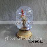 2016 Hot Sales Special Shaped Animal Portrait Snow Globe With LED Light thumbnail-1