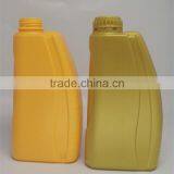 1 Liter Gold and Yellow Engine Oil Plastic Bottle Lubricating Oil Bottle