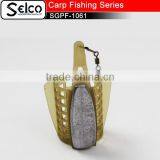 Plastic Mesh Fishing Cage Feeder With Terminal Swivel Snap thumbnail-3