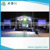 Stage Tower Truss Concert Roof Lighting Truss With Grey Color Canopy