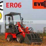 Everun ER06 Hydrostatisch Mini Radlader/Hoflader for Farm Mit CE/Euro 3 thumbnail-1