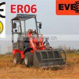 Everun ER06 Agricultral Farm Articulated Mini Wheel Loader With CE/Euro 3 and Hydrostatic System thumbnail-1