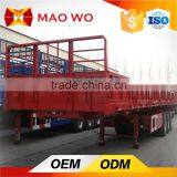 Sand Transport Flatbed Side Wall Truck Trailer for Sale thumbnail-3