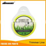 Top Garden Tools Brush Cutter Parts Grass Cutter 2.7mm*15m Twisted Nylon Trimmer Line