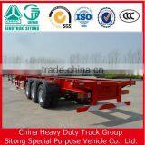 3 Axles 40 Feet Skeleton Semi Trailer For Sale thumbnail-4