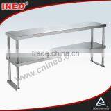 Commercial Restaurant Table Top Stainless Steel Shelving(INEO Are Professional on Commercial Kitchen Project) thumbnail-1