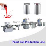 Paint Chemical Packing Machinery Automatic 1-5L round can line