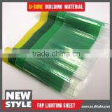 Clear plastic corrugated FRP transparent roofing sheet