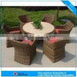 Luxury Garden Hotel Rattan Dining Table and Chairs Furniture thumbnail-1