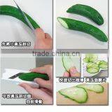 CY128 Built in Mirror Fruit Cucumber Slicer Cutter Facial Mask Tool Pink thumbnail-1