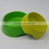 Eco-friendly Bamboo Fiber Fancy Pet Food Bowl thumbnail-1