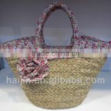 natural seagrass handmade fashion female bag