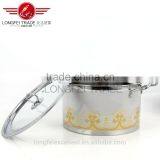 Factory Stocked Wholesale Beautiful Decal Stainless Steel Cookware Pot / Camping Pot thumbnail-5