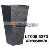 Southern Vietnam Manufacturer Modern Home Decor Cylinder Poly Stone Pot thumbnail-1