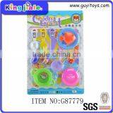 Funny Children Toys Musical Lighting Cooking Table Set Plastic Kids Play Kitchen thumbnail-4