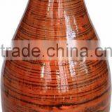 Spun Bamboo Vases, Decorative Flower Vases With Lacquer Finish thumbnail-4