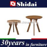 Round End Table Sofa Side Offee Table Brown White TA-107L TA107S thumbnail-1