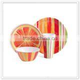 Cheap Price on Sale Square 24/12pcs Melamine New Design Dinner Set thumbnail-6