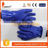 DDSAFETY Wholesale Alibaba Suppliers Blue Pvc Glove For Construction