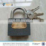 55mm Thick Grey Iron Padlock thumbnail-1