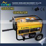 Moveable With Air Wheels and Handles Electric Start 100% Copper Wire AST3800 Gasoline Generator thumbnail-1