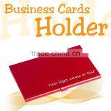 Hot Metal Business Card Holder Credit Slim Snap Shut Pocket Wallet thumbnail-4