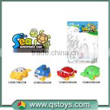 Other power toys plastic sea pull back animal car