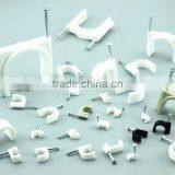 High Quality Cable Clip/plastic Wall Cable Clip/plastic Nail Hook Cable Clip thumbnail-1