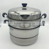 30cm Food Steamer Stainless Steel Gas Food Steamer thumbnail-4