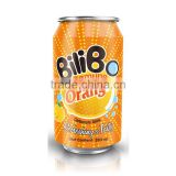 Popular BiliBo Carbonated Drink Orange Flavor 330ml