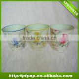 Rose Design Metal Flower Pot for Garden thumbnail-1