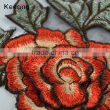 WEF-011Flower Applique Clothing Embroidery Patch Fabric Accessories Craft thumbnail-3
