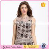 Domin Fashion Lady Lace Blouse & Top 2pcs Set