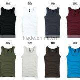 Unisex Plain Color Tank Top Wholesale/with Your Logo Embroidery