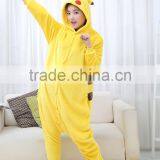 Flannel Cartoon Adult Animal Jumpsuit Animal Pajamas Jumpsuit Pikachu Design