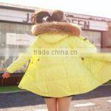 GZY Wholesale Pink Coat Fur Hood at Low Price thumbnail-5