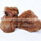 CX-SHOES-07 Genuine Rabbit Fur Baby Shoes thumbnail-3