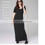 MGOO Stock Plus Size Women Dress Rayon Spandex High Quality Casual Dress Cheap Price thumbnail-2