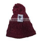 Custom Knitted Pom Beanie Hat Winter Beanie Hat thumbnail-2