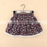 New Winter Kid Girl Floral Skirt Winter Kid Clothes Boutique Cotton Dress thumbnail-2