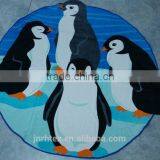 Custom Microfiber Print Round Beach Towel thumbnail-1