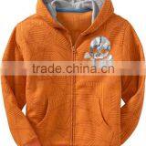 Boys Allover Printed Zipper up Hoodie thumbnail-1