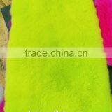 China Wholesale Double Color Dyed Real Rex Rabbit Fur Skin Pelts Rabbit Fur Soft Fur for Garment DIY thumbnail-5