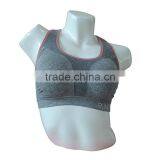 Grey Brand Women Bra Top Wireless Seamless Bra Underwear Sportswear Sexy Fitness Bra thumbnail-1
